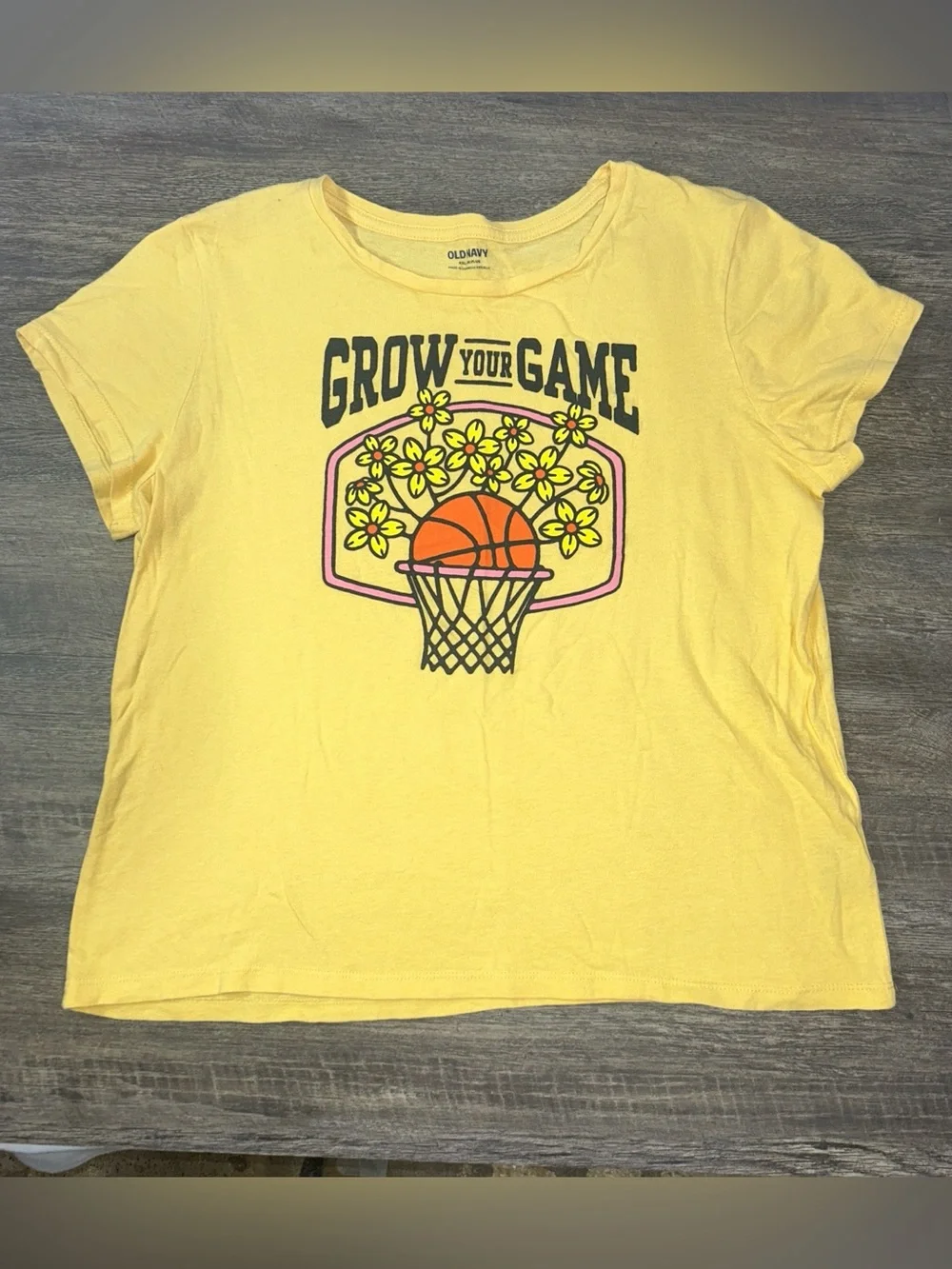 (0001) Girls: XXL 18 Old Navy 5pc Graphic Tees Bundle- B1